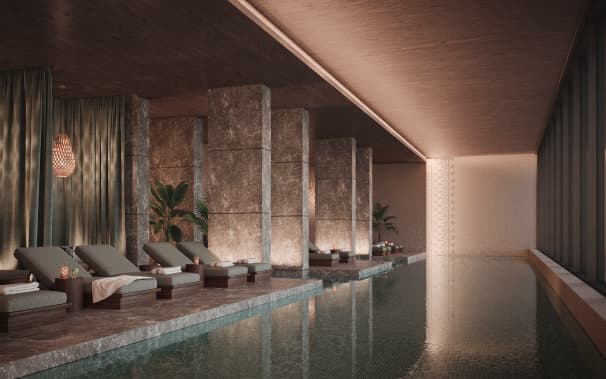 The grand lobby entrance.