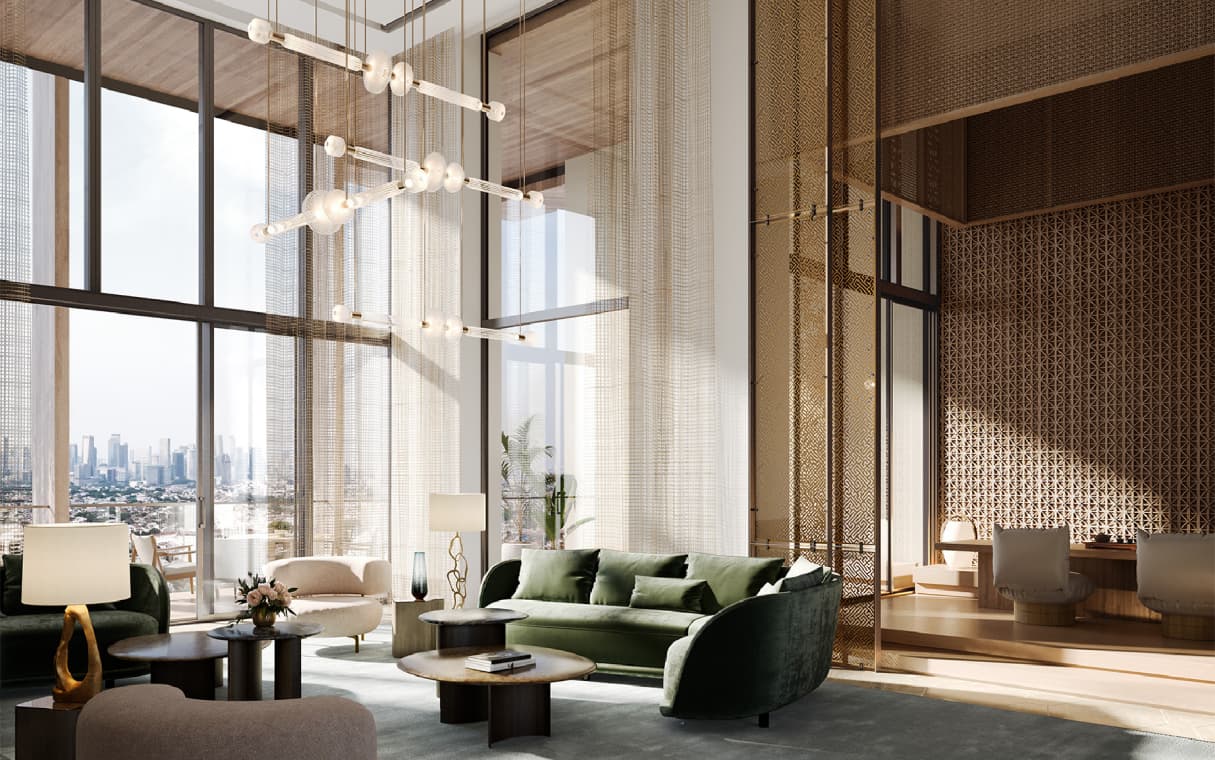 A bright and spacious living room